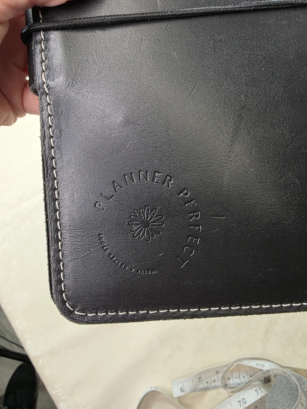 Black Leather Organizer Journal